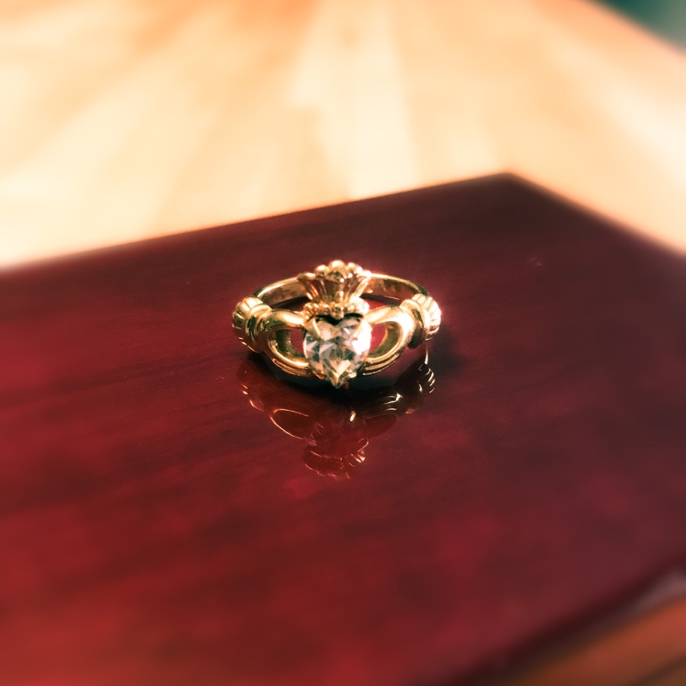 Traditional Irish Claddagh ring